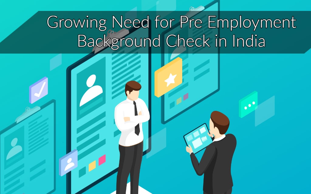 pre-employment background check in India